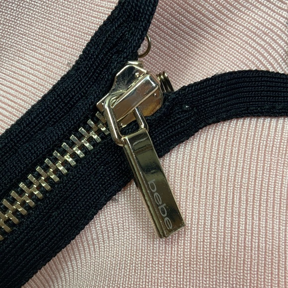 Bebe pink color block dress - Picture 8 of 9